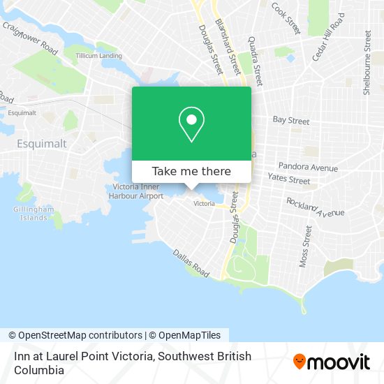 Inn at Laurel Point Victoria map