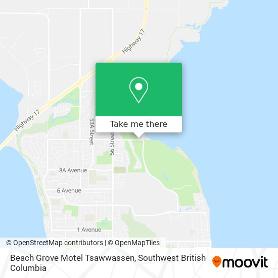 Beach Grove Motel Tsawwassen plan