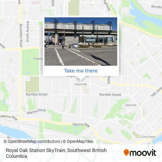 Royal Oak Station SkyTrain plan