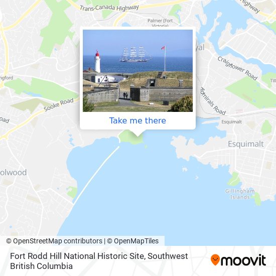 Fort Rodd Hill National Historic Site map