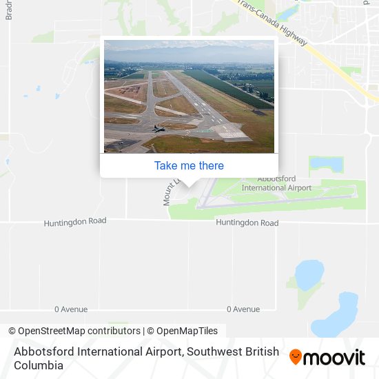 Abbotsford International Airport map