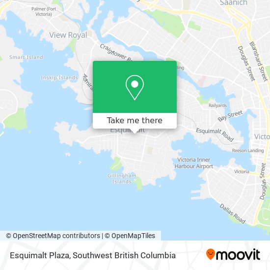 Esquimalt Plaza map