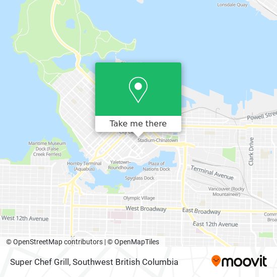 Super Chef Grill map
