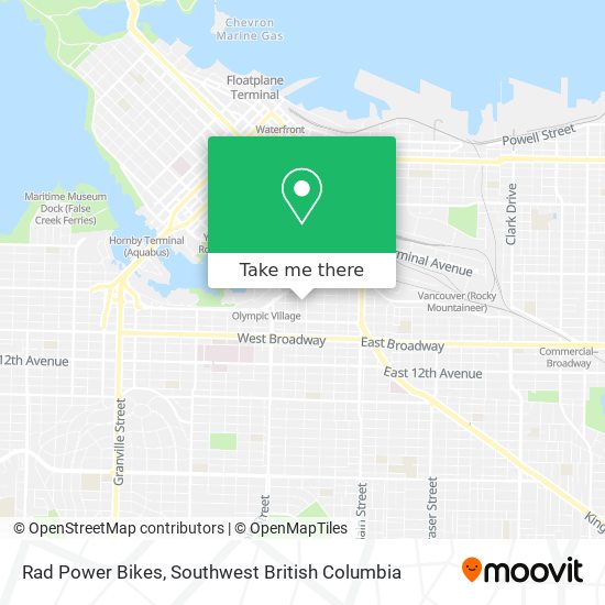 Rad Power Bikes map