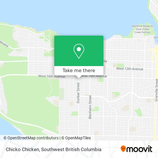 Chicko Chicken map