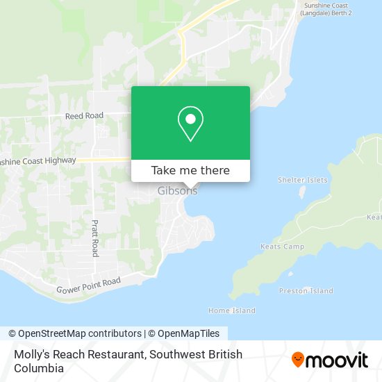 Molly's Reach Restaurant plan