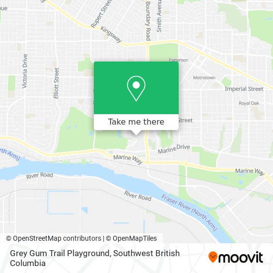 Grey Gum Trail Playground map