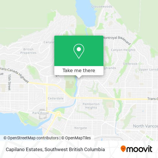 Capilano Estates plan