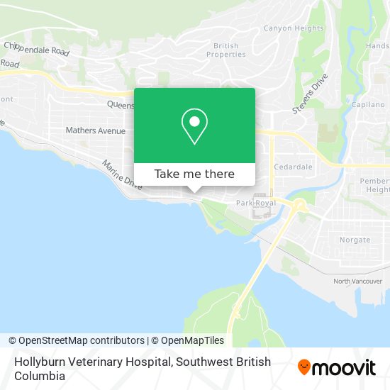 Hollyburn Veterinary Hospital map