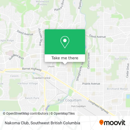 Nakoma Club map