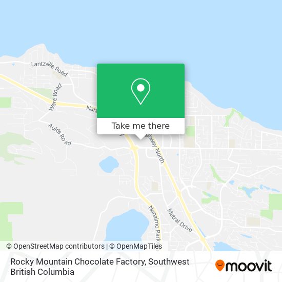 Rocky Mountain Chocolate Factory map