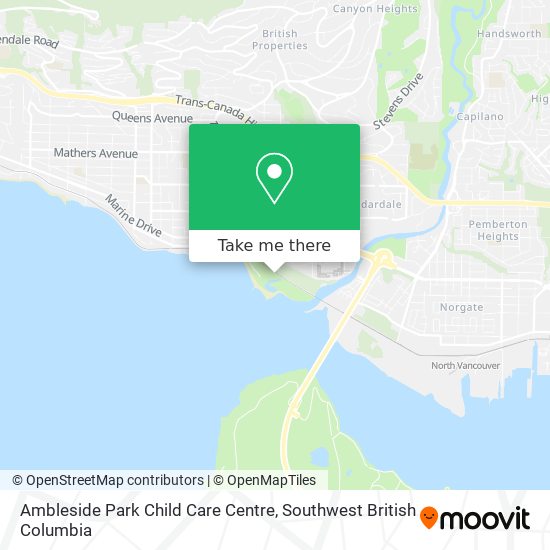 Ambleside Park Child Care Centre map