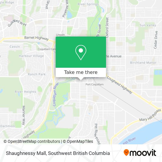 Shaughnessy Mall map