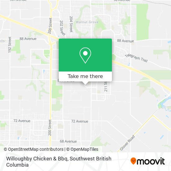 Willoughby Chicken & Bbq map
