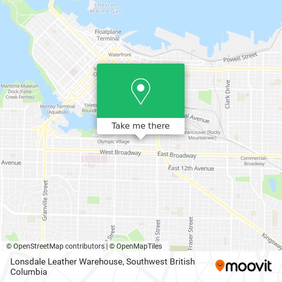 Lonsdale Leather Warehouse map