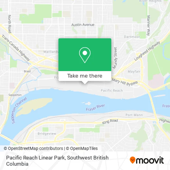 Pacific Reach Linear Park map
