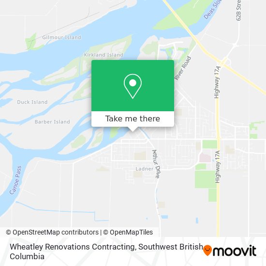 Wheatley Renovations Contracting map