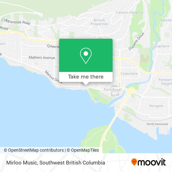 Mirloo Music map