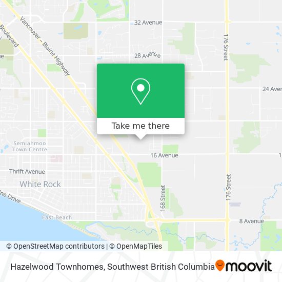 Hazelwood Townhomes map