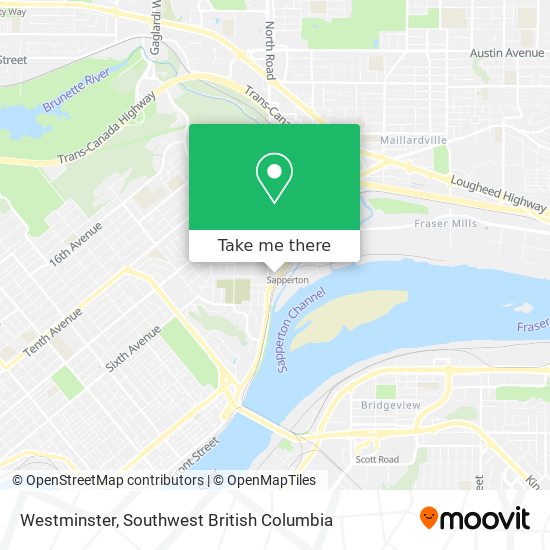 Westminster map