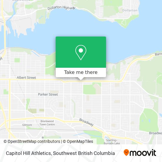 Capitol Hill Athletics map