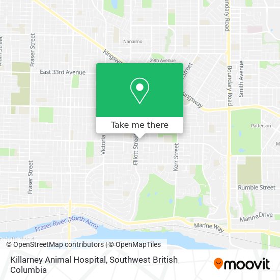 Killarney Animal Hospital map