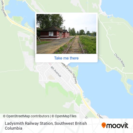 Ladysmith Railway Station map