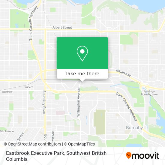 Eastbrook Executive Park map