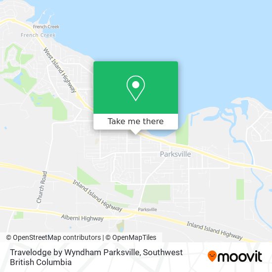 Travelodge by Wyndham Parksville map