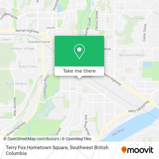 Terry Fox Hometown Square plan