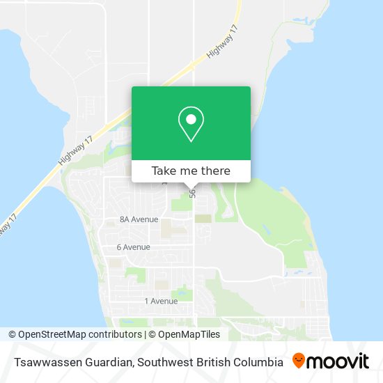 Tsawwassen Guardian map