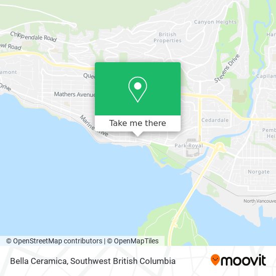 Bella Ceramica map