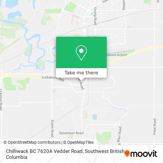 Chilliwack BC 7620A Vedder Road plan