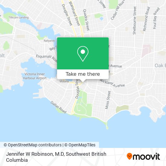 Jennifer W Robinson, M.D map