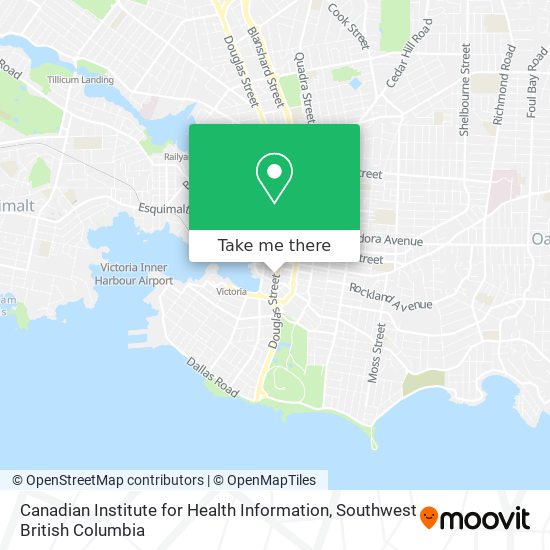 Canadian Institute for Health Information map