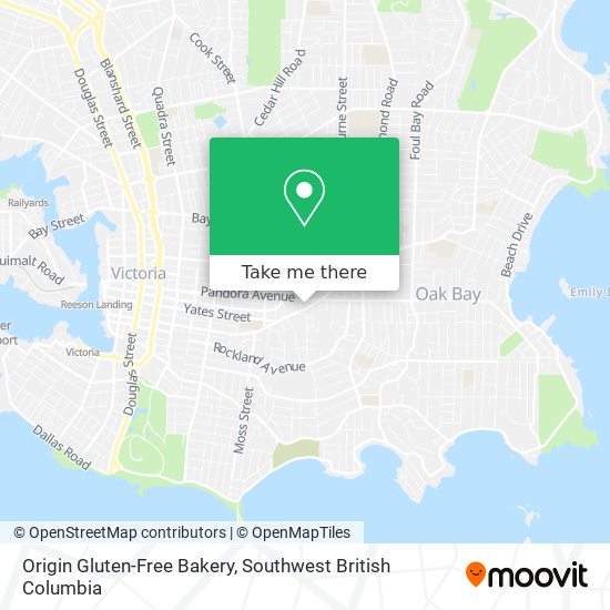 Origin Gluten-Free Bakery map