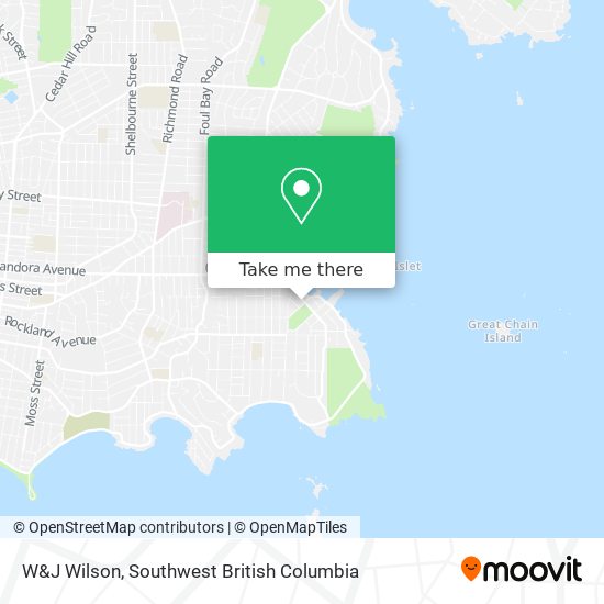 W&J Wilson map