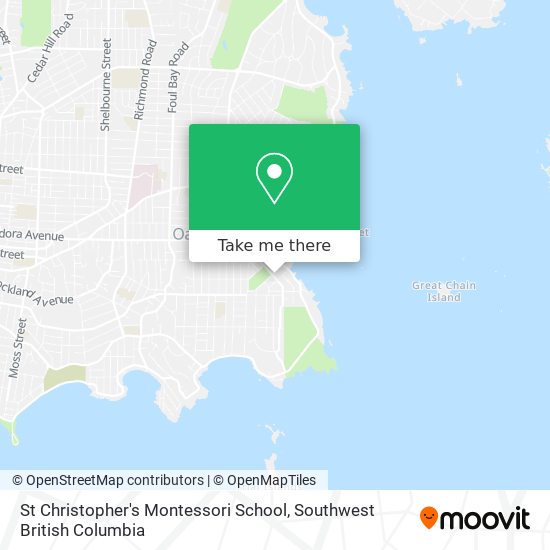 St Christopher's Montessori School map