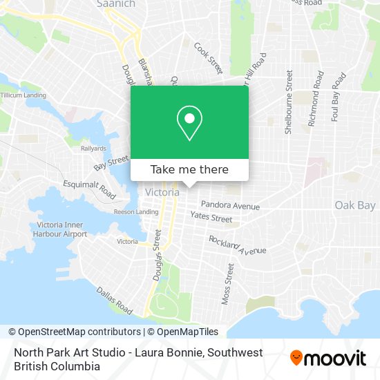 North Park Art Studio - Laura Bonnie map