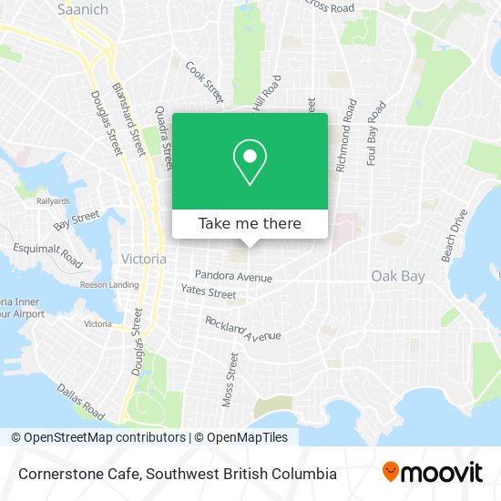Cornerstone Cafe map