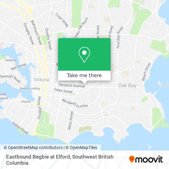 Eastbound Begbie at Elford plan