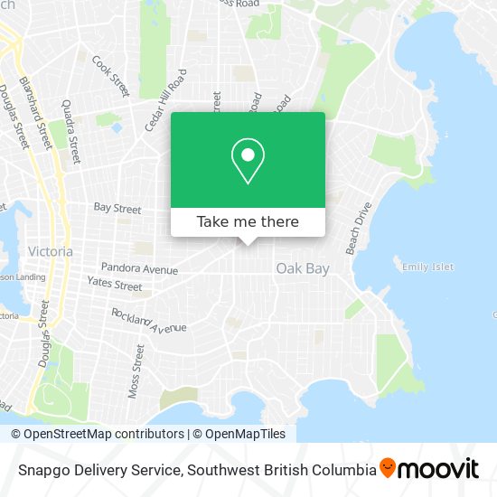 Snapgo Delivery Service map