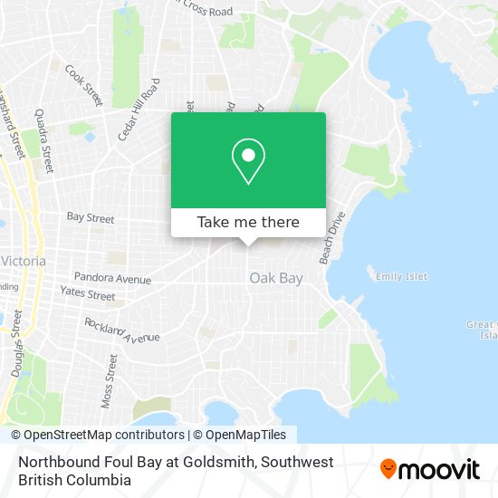 Northbound Foul Bay at Goldsmith plan