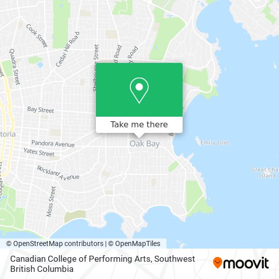 Canadian College of Performing Arts map