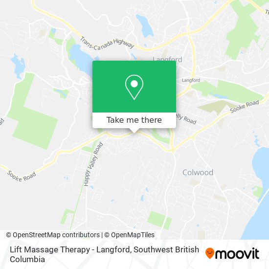 Lift Massage Therapy - Langford map