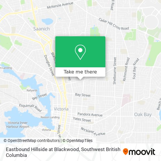 Eastbound Hillside at Blackwood map
