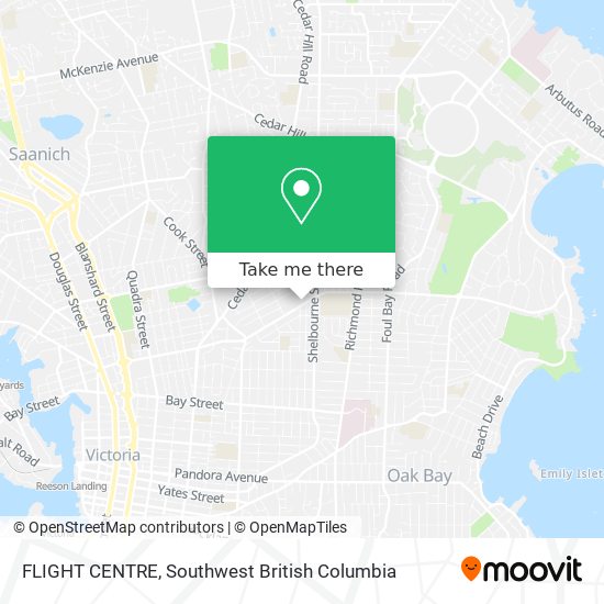 FLIGHT CENTRE map