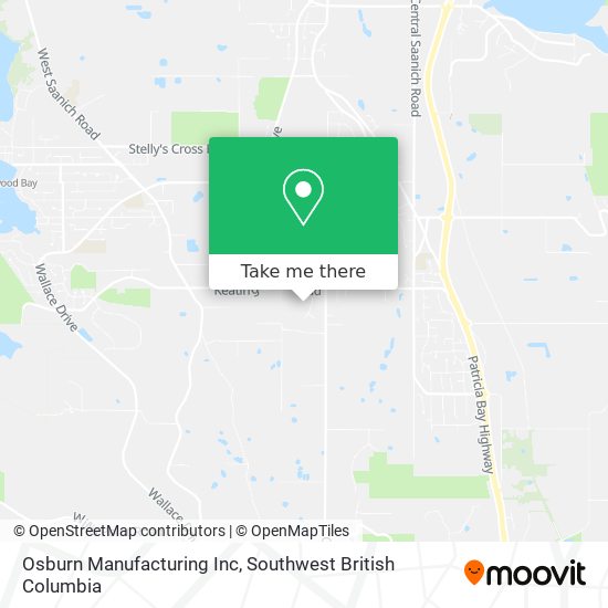 Osburn Manufacturing Inc map