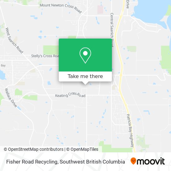 Fisher Road Recycling map