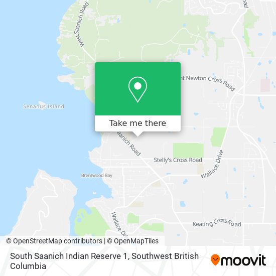 South Saanich Indian Reserve 1 plan